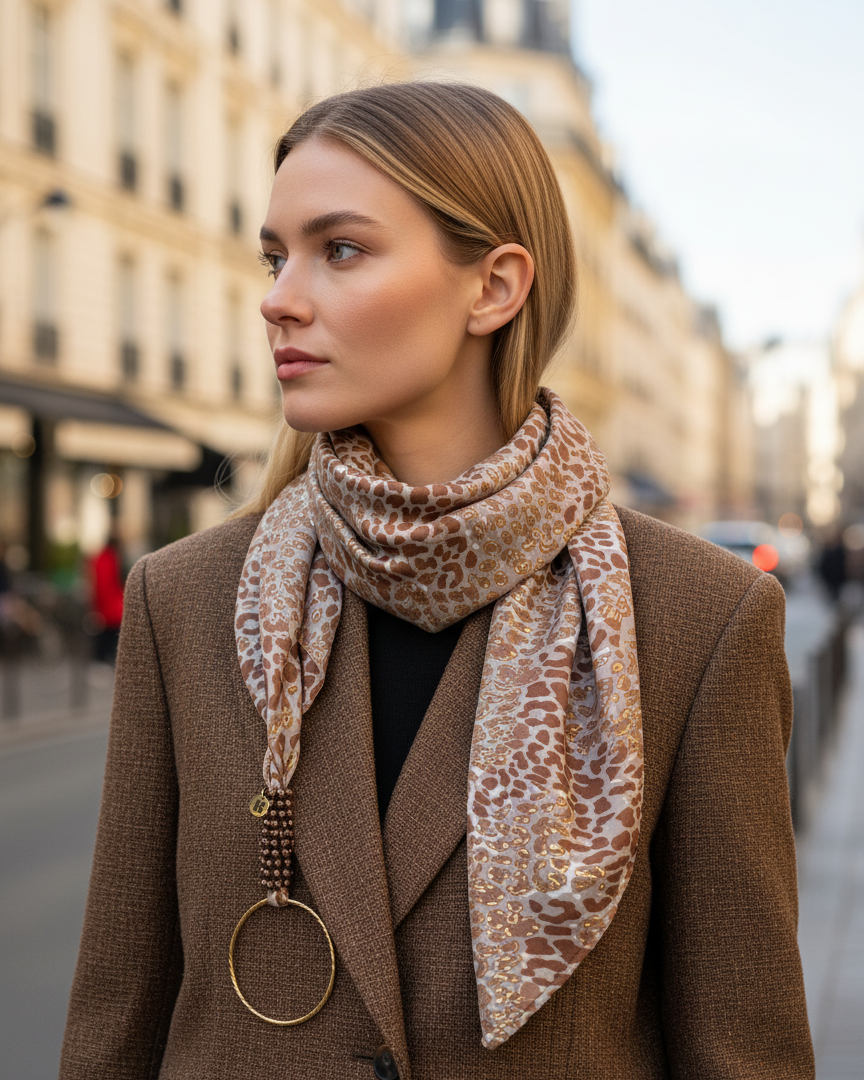 Kapri Aanimal print marrón