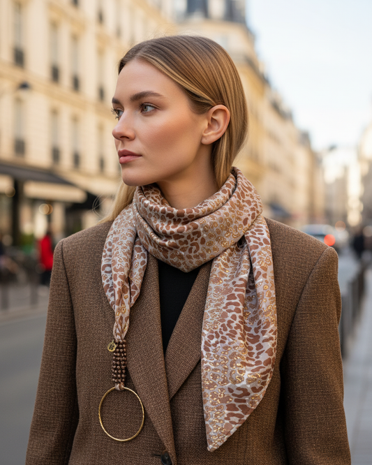 Kapri Aanimal print marrón